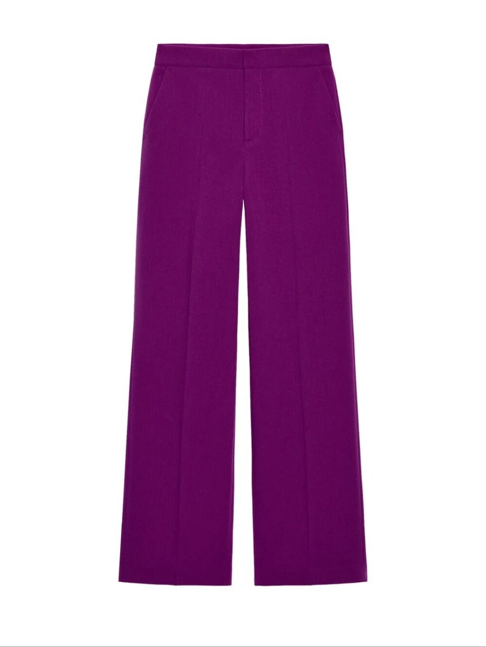 LOW-RISE STRAIGHT LEG PANTS